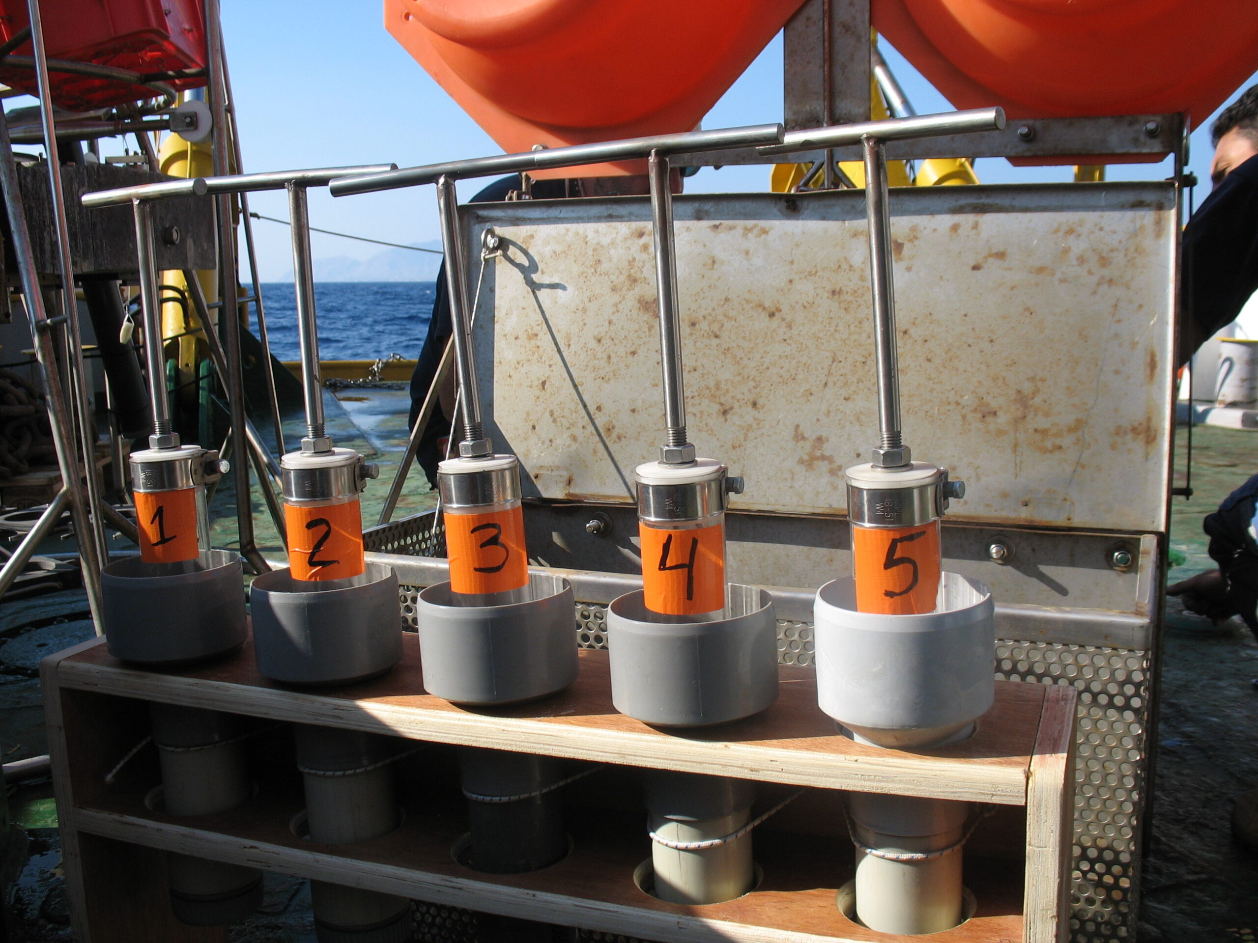 Échantillonnage push cores